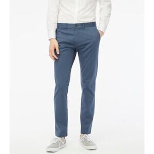 J.Crew Slim Fit Flex Chino Pant Sz 32x32 Legacy Blue Straight Flat Front Zip Fly
